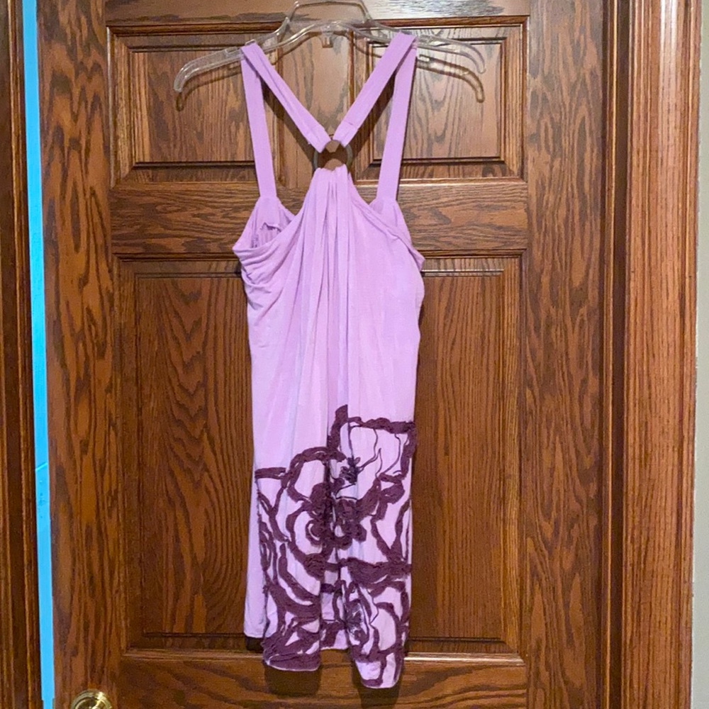 SWEETEES purple embellished dress M